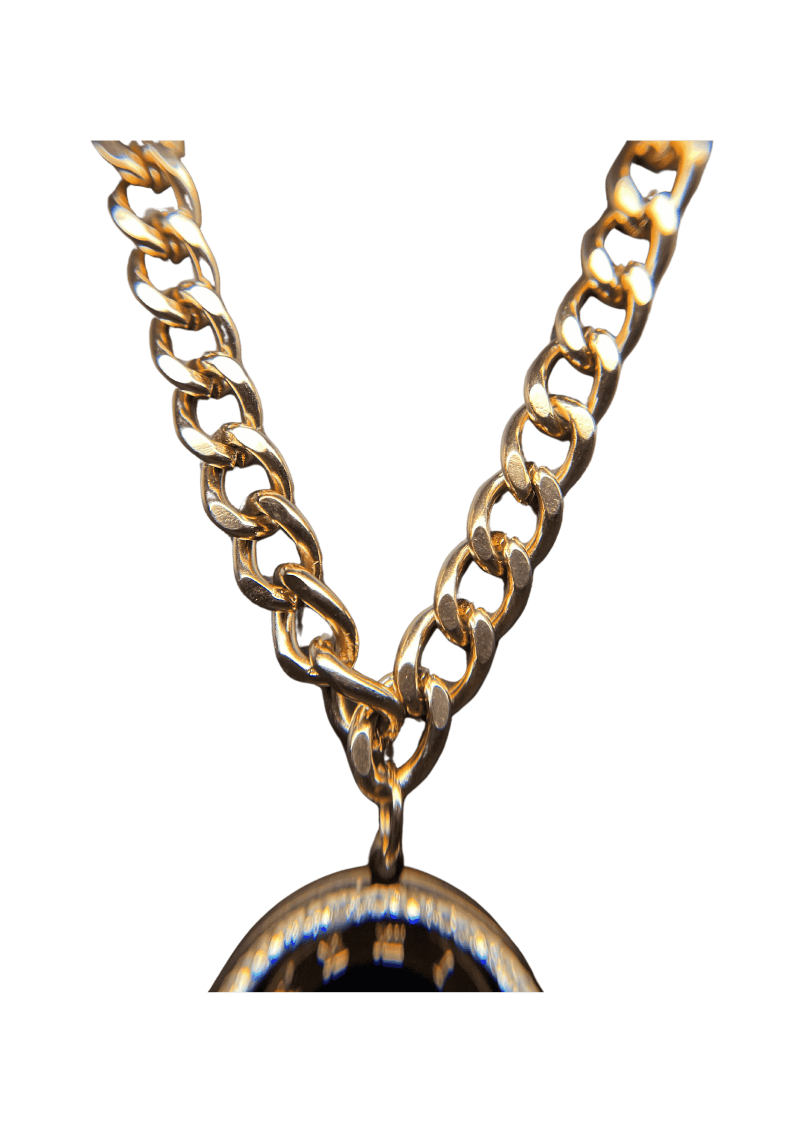 Roman Numeral Circle Pendant Necklace